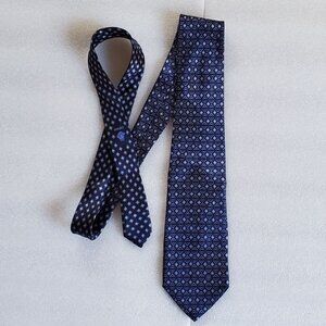 Versace Dark Blue Silk Tie
